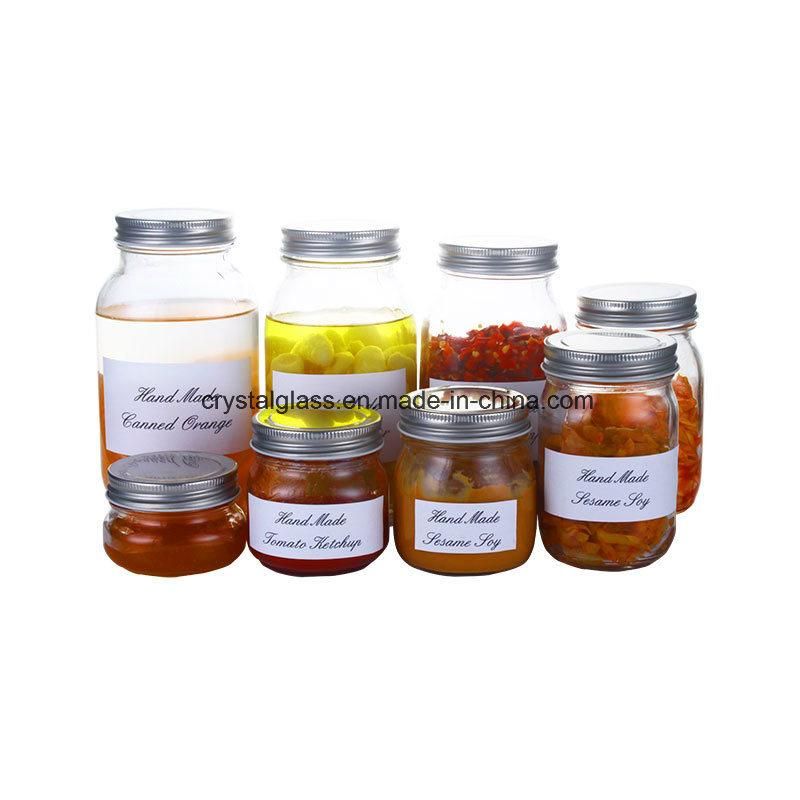 Bee Honey Packing Glass Container Jar with Closure Lid