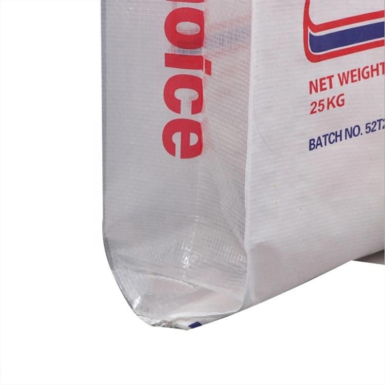 Customized Durable Square Bottom 50kg Kraft Paper PP Valve Bag