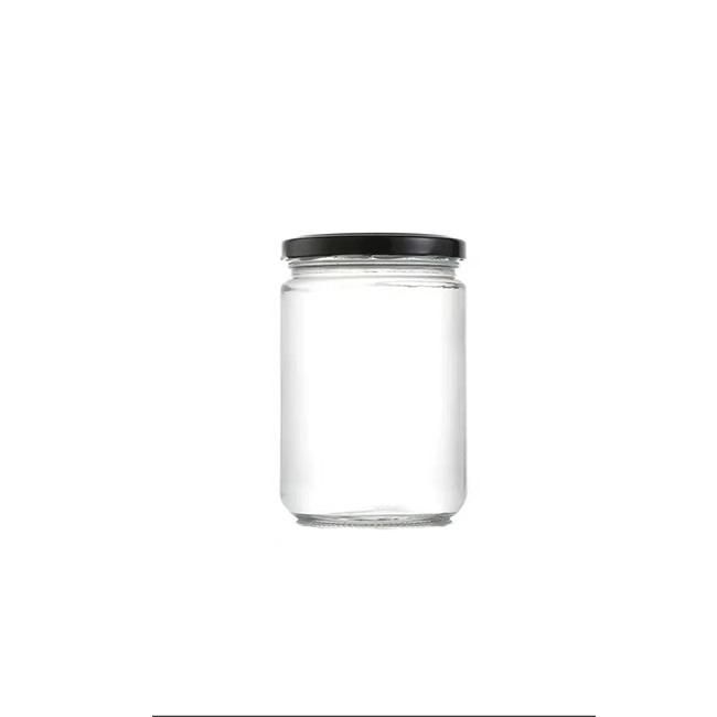 Factory 16 Oz Round Kitchen Food Pickles Glass Jar for Packaging