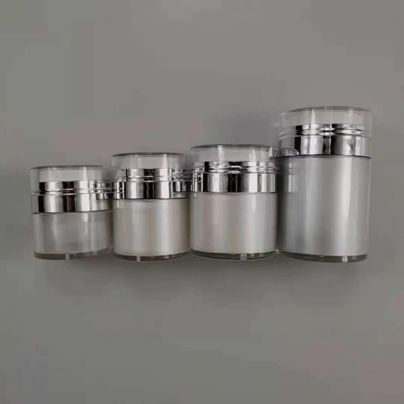 Empty 15ml 30ml 50ml 100ml Acrylic Press Pump Airless Cream Jar for Eye Cream