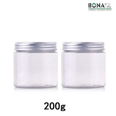 200g Plastic Clear Pet Jar Cosmetic Jar
