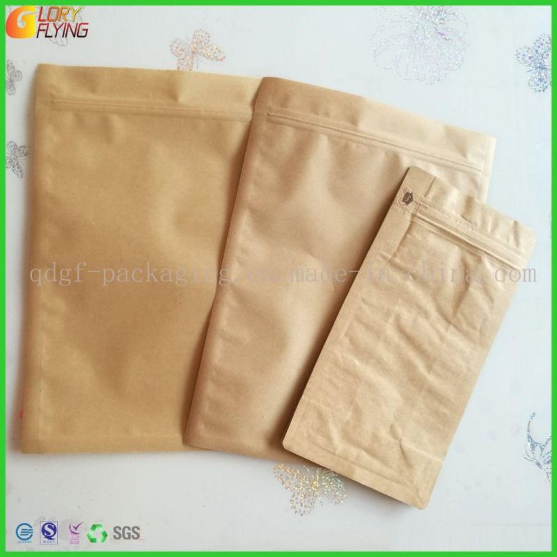 Kraft Paper Plastic Packaging Candy Pouch Food Bag Ziplock Sachet