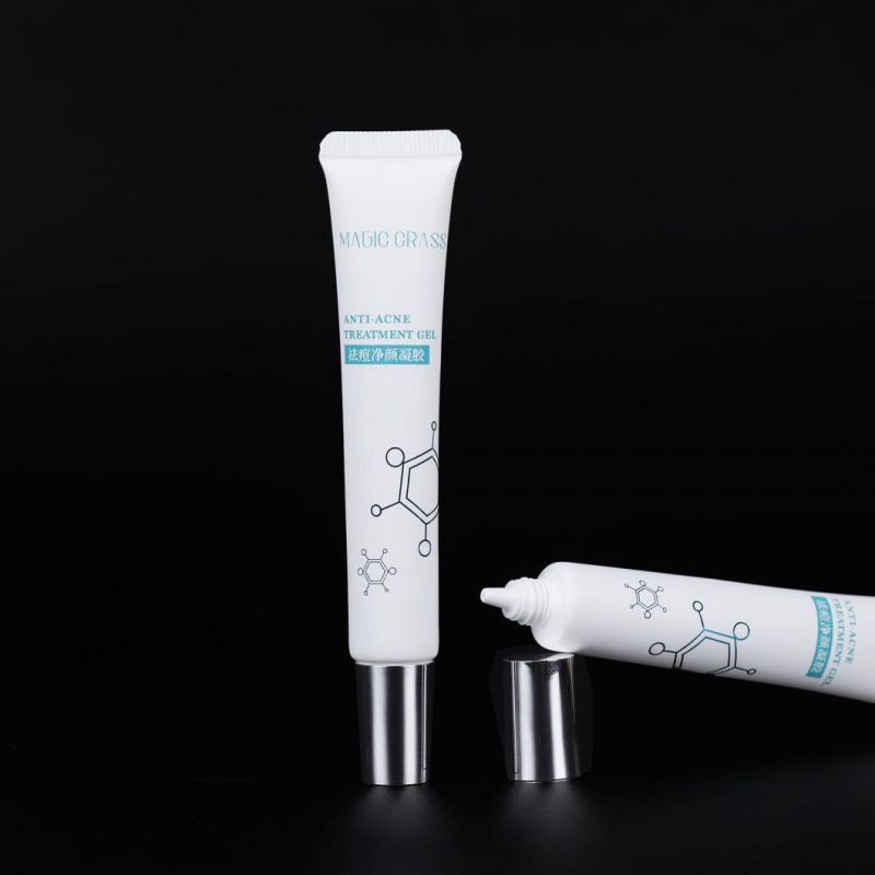 100% Sustainable Eco-Friendly Round Tube Sugar Cane Sugarcane Resin Tube Cosmetic Packaging for Eye Cream and Serum Pack