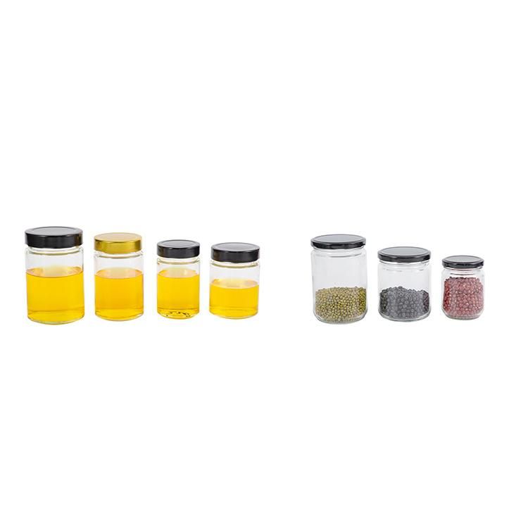 250ml Hex Jam Food Packaging Honey Glass Jar with Lid