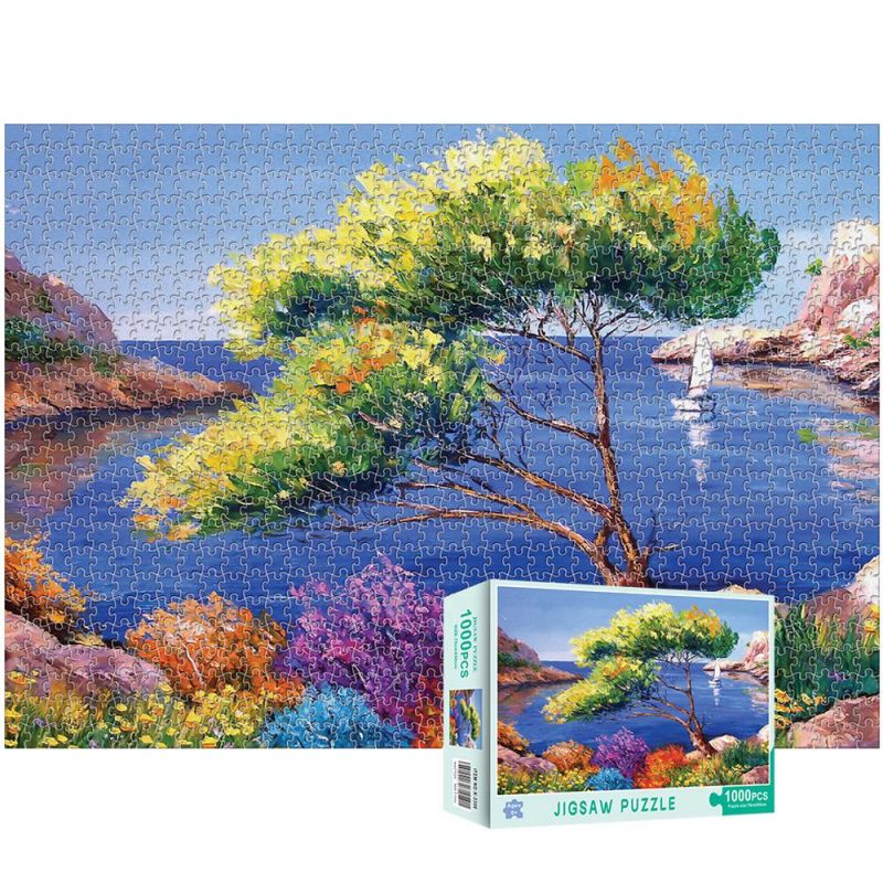 Hot Seller Indoor Toy Educational Puzzle Games Paper Adult Jigsaw Puzzle 1000 PCS