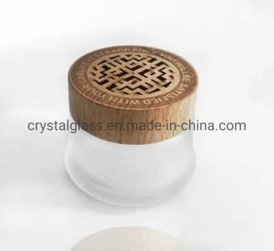 Empty 30g 50g Car Perfume Diffuser Bottle with Wooden Caps