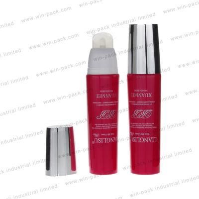 Custom Made Clear Plastic Tube Packaging with Screw Lid for Cosmetic