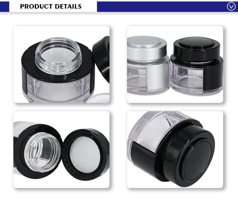 Luxury Cosmetic Packaging Solution for Man Male Cosmetic Cream Jars 25g 50g 70g