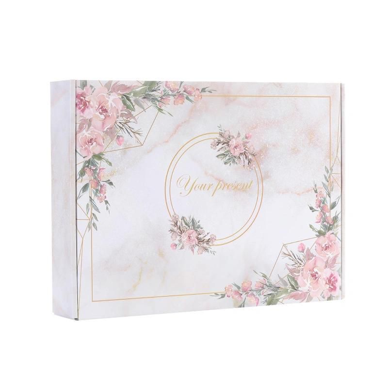 Custom Logo Printed Rigid Paper Packaging Mail Postal Shipping Gift Corrugated Box