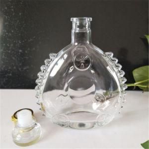 New Design Clear Glass Wine Bottles Brandy Xo