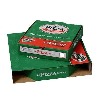 Custom Logo Design Glossy Lamination Food Package Pizza Box