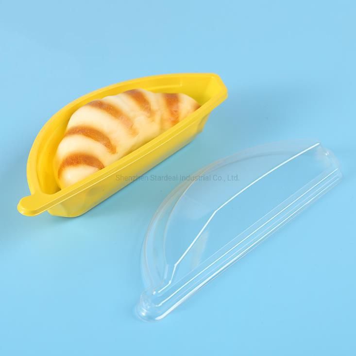 Food Grade Plastic Blister Food Container Cake Slice Boxes Packaging