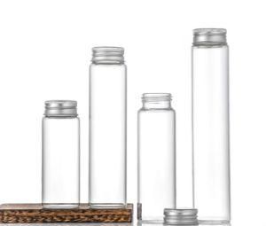 100ml 200ml 300ml Customized Sizes High Borosilicate Glass Bottles with Lids Wholesale