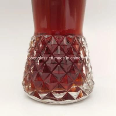 Hoson Customized High temperature Decaling Pineapple Design 750ml Glass Bottle for Vodka