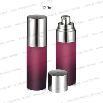 45ml 100ml 120ml Gradient Red Lotion Pump Glass Bottle Container