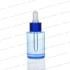 Skincare Cosmetic Packaging PETG 20ml 30ml Round Serum Lotion Pump Plastic Dropper Bottle