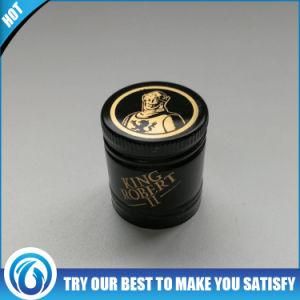 Custom Logo Metal Top Gold Metalized Bottle Aluminum Caps