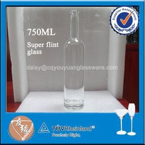 Super Clear 750ml Empty Grey Goose Vodka Bottle