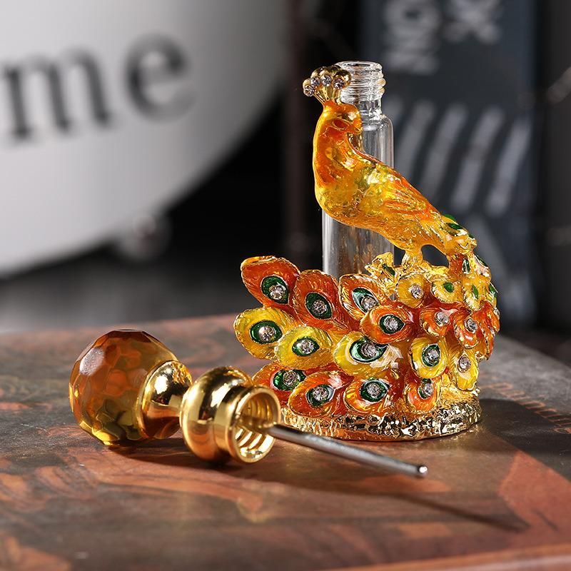 Dragonfly Shape Antique Metal Arabic Style Attar Essential Oil Bottle