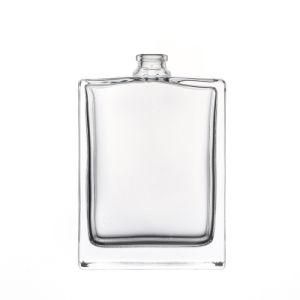 110ml Factory Direct Sale Empty Clear Square Perfume Glass Bottle for Cosmetic