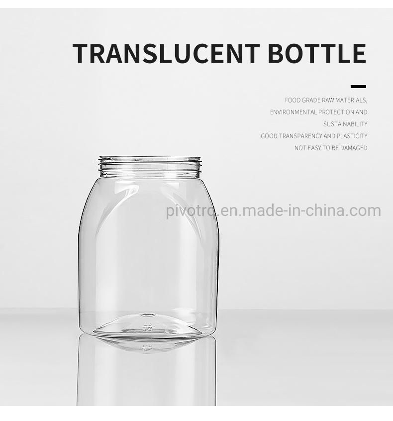 600ml 20oz Clear Plastic Bottle with Lid for Food Nuts Pistachios