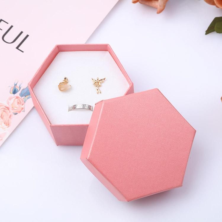 Creative Custom Jewelry Packaging Luxury Paper Gift Box European Style Double Open Snap Jewelry Box Velvet Velvet Snap Jewelry