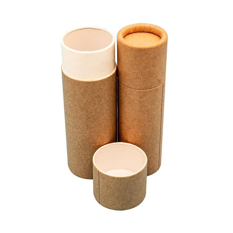 Eco Friendly Kraft Paper Deodorant Lip Balm Tubes