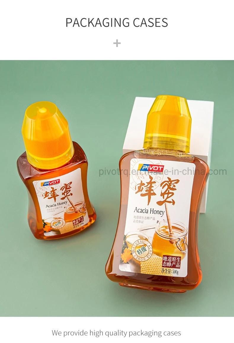 250g 500g Plastic Honey Bottle with PP Caps for Honey Packaging