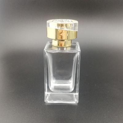 Transparent/ Custom Wholesale Glass Spray Perfume Bottles Cosmetic Packaging Clear Bottle Factory