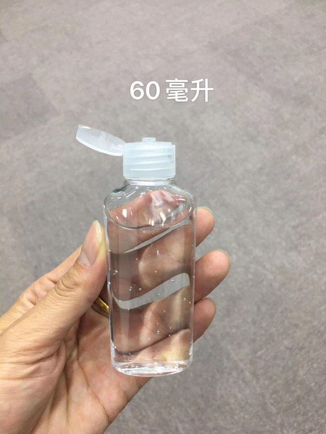 Good Price 50ml 60ml 100ml Disposable Hand Sanitizer Pet Bottle with Flip Top Cap