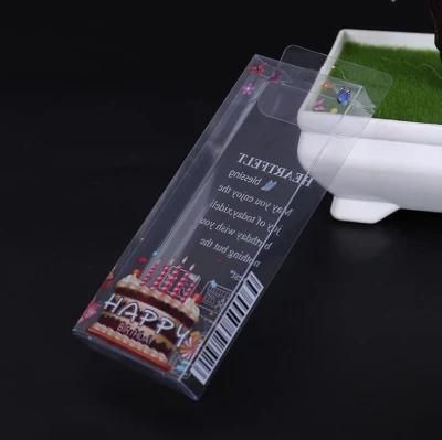 Color Print PP Pet PVC Transparent Plastic Folding Box Toy Packing Clear Gift Case