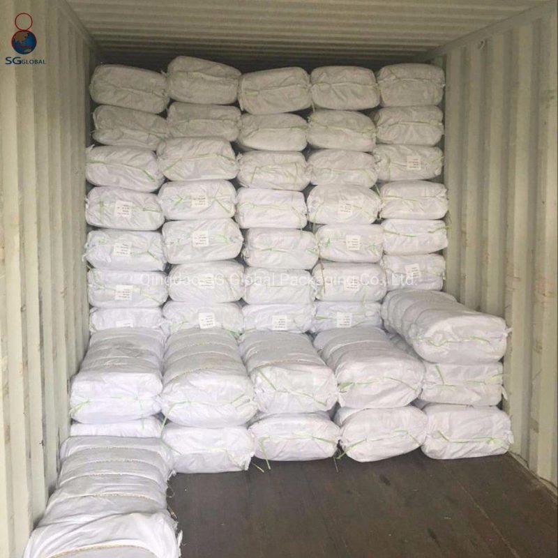 SGS CE GRS Polypropylene Coated Plastic Packaging 25kg 50kg 100kg Sack PP Woven Raffia Fabric Packing Rice Grain Maize Soybean Peanut Salt Sugar Wheat Flour Bag