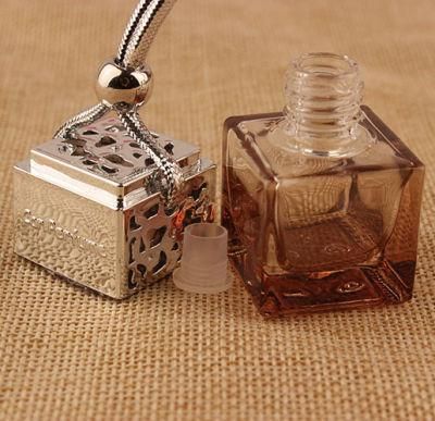 8ml Wholesale Glass Perfume Bottle Car Fragrance Pendant Empty Perfume Hanging Diffuser