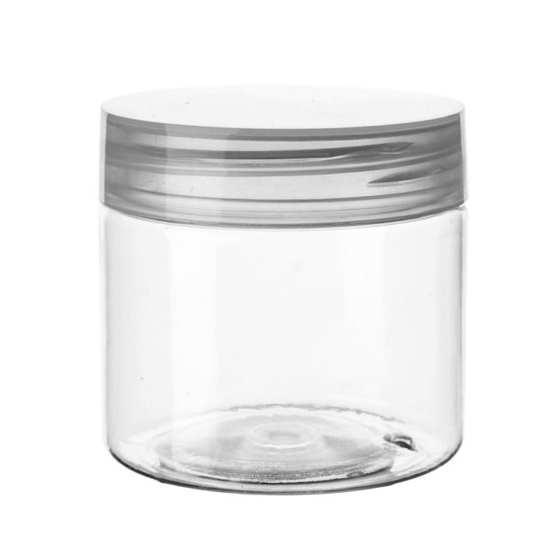 100ml 200ml Clear PET Empty Cosmetic Jars