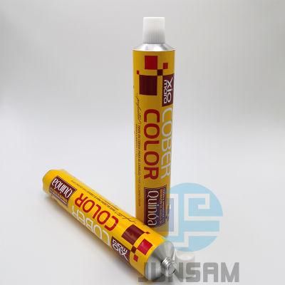 Customized Aluminum Squeezing Tube for Adhesive Glue Silicon Metal Packaging