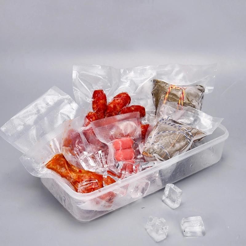 Transparent Plastic Frozen Vacuum Food Packaging Bags