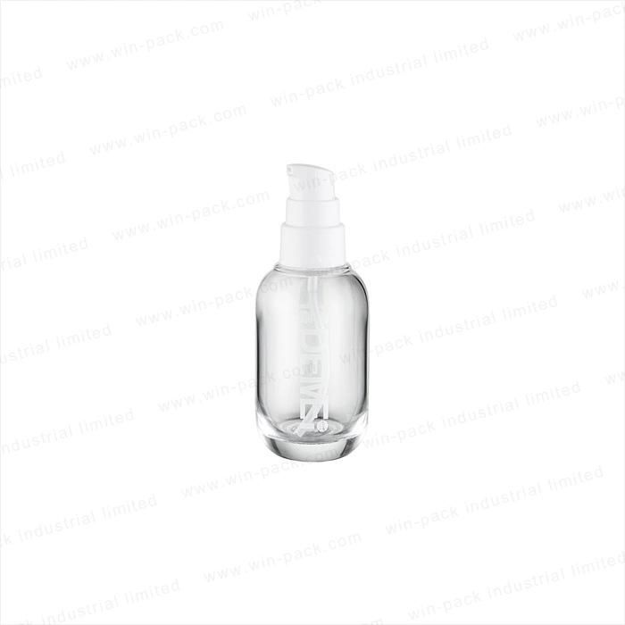 New Design Cosmetic Gradient Lotion Glass Pink Bottle with Pink Cap 110ml 140ml Wholesale