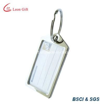 Wholesale Customized Logo Souvenir Heart Shaped Metal Luggage Tag Keychain