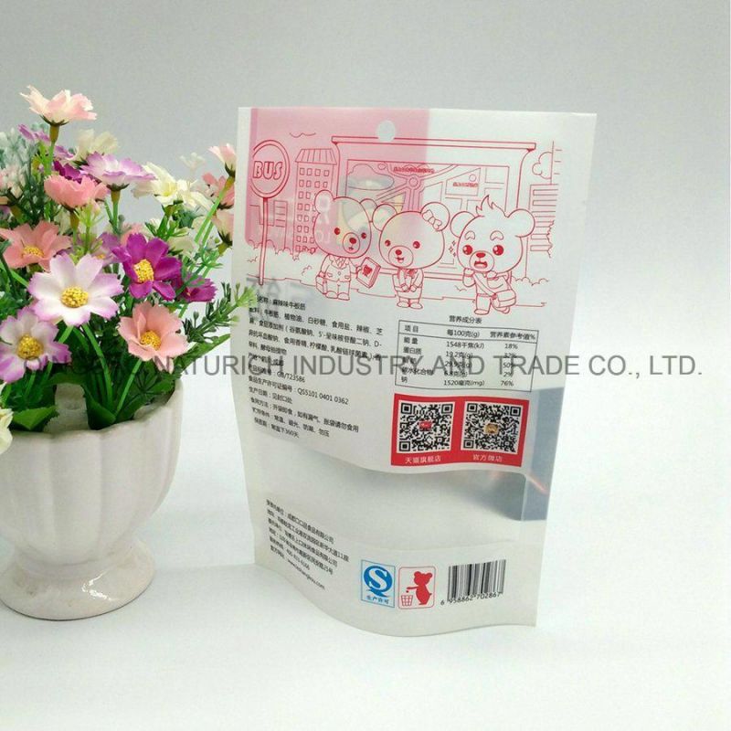 Roselle Flower Stand up Plastic Bag Mylar Packing Bag