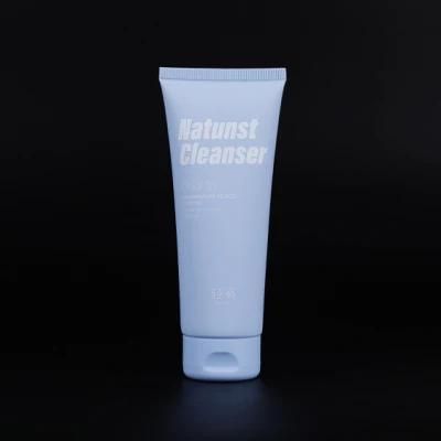 Skincare Cleaner Tube Squeeze Serum 30ml 60ml PE Wholesale Cosmetic Tubes with Acrylic Crown Cover