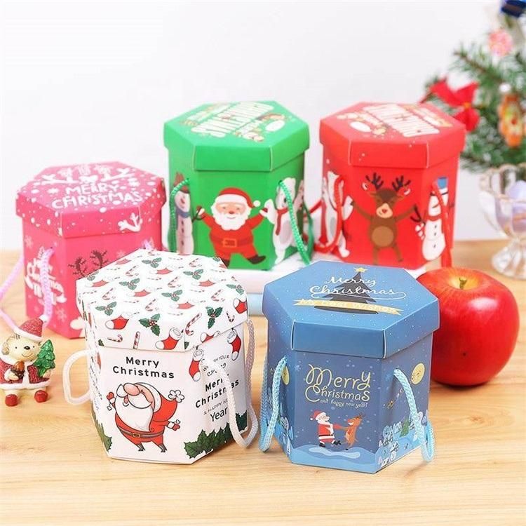 High Quality Luxury Custom Christmas Decoration Foldable Carton Packaging Paper Gift Box