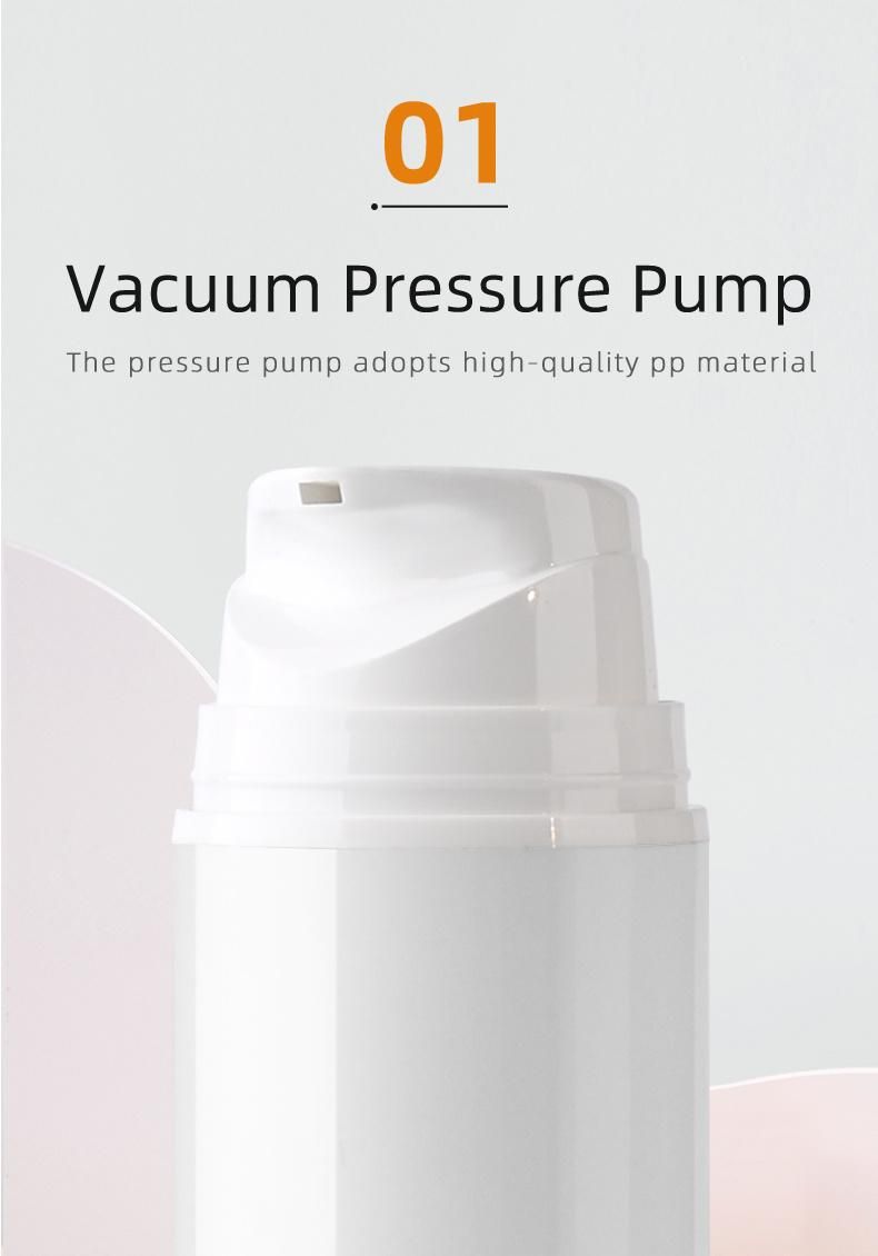 50ml PP Airless Pump Bottle Luxury Airless Bottle