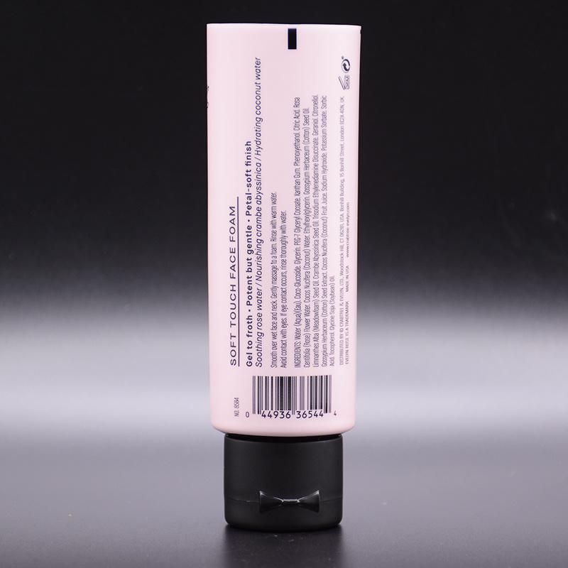 Customized Black PE Plastic Hand Cream Cosmetic Tube