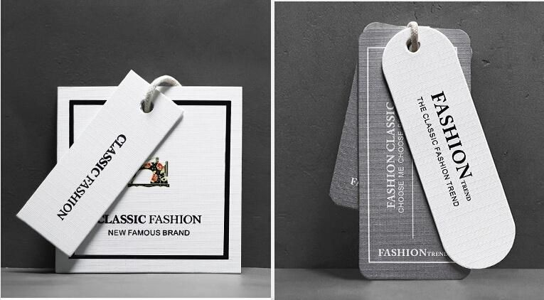 Custom Sticker Label Printing Badge Clothing Label Paper Hang Tag