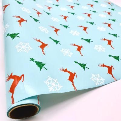Paper Wrap Gift Wrap Paper Custom Beautiful Roll Christmas Gift Wholesale Christmas Wrapping Paper