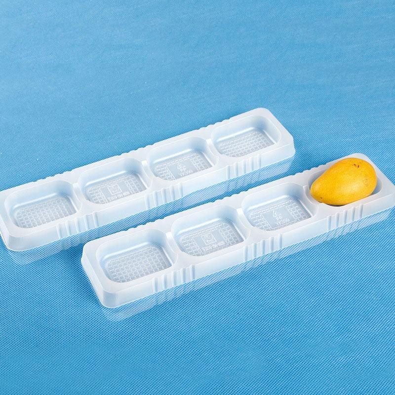 Transparent cheap plastic tray hot selling biscuit  tray PET plastic tray wholesale