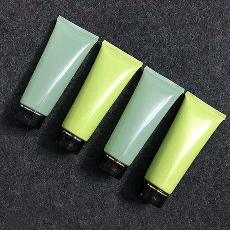 Colored Plastic Squeeze Cosmetic Tube Empty Facial Cleanser Tube