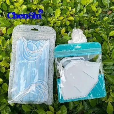 Medical Plastic Packaging Bags for Disposable Face Mask KN95 Packaging