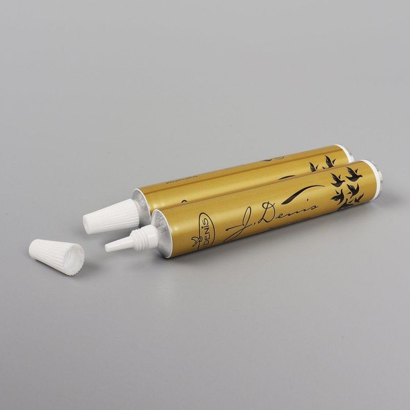 Pharmaceutical Package Tube Penicillin Ointment Aluminum Collapsible Tube Package for Acid Club/ D22mm 25g with Plastic Screw Cap