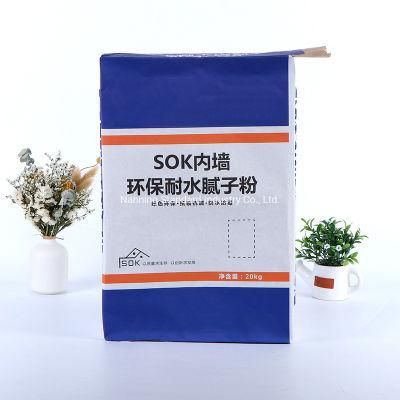 Automatic Filling Kraft Paper BOPP Laminated Paper Ceramic Tile Glue Cement Valve Bags